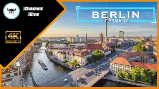 🌍 Berlin | Germany 🇩🇪 | Through A Drone's Eye | 4K Drone Footage | Mind Relaxing 👁‍🗨
