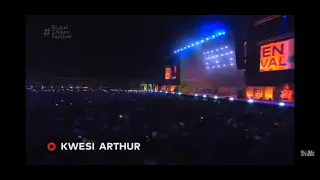 Stormzy, YawToG n Kwesi Arthur performs 'SORE Remix' @ Global Citizen Festival ~ Ghana