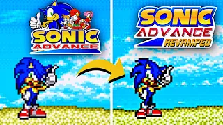 Sonic Advance GBA Vs. Sonic Advance Revamped|Fan-Game