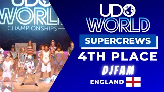 UDO World Street Dance Championships 2022 | SUPERCREW 4TH PLACE | DJFAM - England🏴󠁧󠁢󠁥󠁮󠁧󠁿