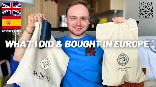 🇬🇧 What I Did & Bought In Europe 🇪🇸 London & Barcelona Luxury Haul + VAT Refund Process in Spain