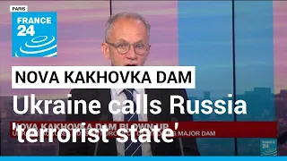 Ukraine calls Russia 'terrorist state' over major dam breach • FRANCE 24 English