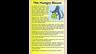 The Hungry Mouse || Short story || English