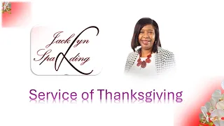 Jacklyn Spalding Service of Thanksgiving. 11:00am Friday. April 26, 2024