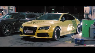 Nightride with Audi A7 Rocket Bunny & Mercedes C63 AMG in Bucharest 2Scratch - Superlife