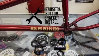 INSTALLING A HEADSET AND BOTTOM BRACKET ON YOUR BMX BIKE