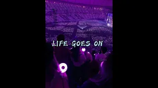 #BTS #Lifegoeson LIFE GOES ON BUT YOU'RE IN A CONCERT USE HEADPHONES EMPTY ARENA EFFECT