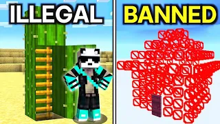 Testing 999 IQ Illegal Bases in Minecraft