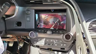 How to Remove Radio / Navigation / Display from Corvette 2014 for Repair.