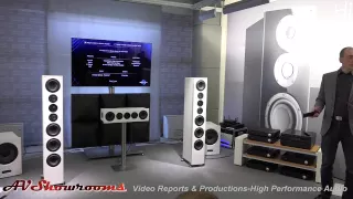 Nubert Nuvero loudspeakers and electronics, Dolby ATMOS demo, Highend Munich