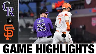 Rockies vs Giants Game Highlights (9/27/22) | MLB Highlights