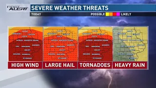The latest on Friday's severe weather