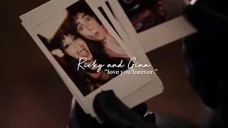 Ricky and Gina [season four] || “love you forever.”