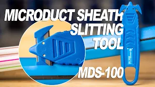 Jonard Tools Microduct Sheath Slitting Tool (MDS-100) Product Video