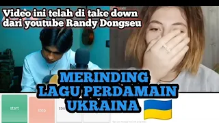 Merinding!!! Randy Dongseu nyanyikan Lagu Perdamain Untuk Ukraina Rusia ometv singing reactions