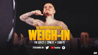 George Kambosos Jr vs Maxi Hughes | OFFICIAL WEIGH-IN