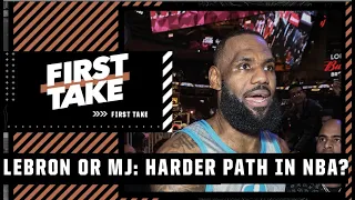 Has LeBron faced a tougher road in the NBA than Michael Jordan? | First Take