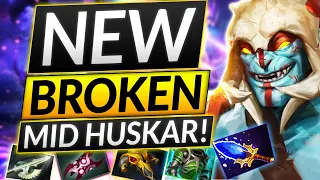 NEW 7.31B HUSKAR BUILD is SIMPLY TOO BROKEN - FREE MMR Midlane - Dota 2 CK Guide