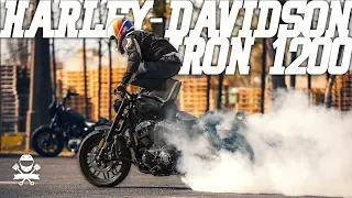 Pierwszy raz z wysoką kierownicą i Stunt Story. Harley-Davidson Iron 1200 Sportster