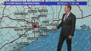 Houston forecast: Cold front heading our way will drop temps into 30s