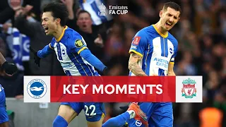 Brighton & Hove Albion v Liverpool | Key Moments | Fourth Round | Emirates FA Cup 2022-23