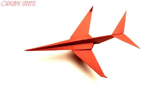 How to make a plane out of paper. Origami plane