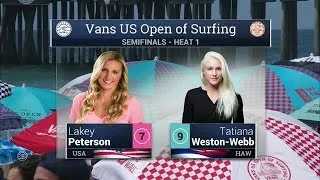 2016 Vans US Open of Surfing: Semifinal, Heat 1