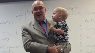 Single Mom in Tears After Her Professor Holds Son During Class