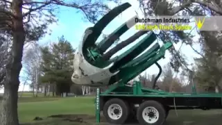 En Vez de Talar esta maquina lo trasplanta árboles