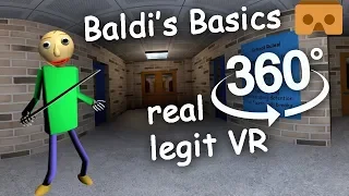 Baldi's Basics 360 VR Part #1: Full Experience