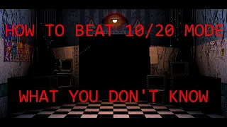 How to beat 10/20 Mode - FNaF 2 Walkthrough | FNaF Academy