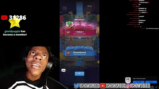 iShowSpeed Gets Trolled By Clash Royale Emotes 🤣