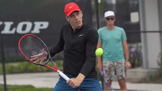 Denis Shapovalov 2023 Preseason Practice Match Footage At IMG Academy