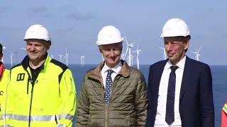 Le Roi Philippe visite le Modular Offshore Grid