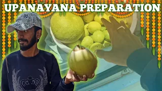 Upanayanake preparation naditidey⏳ I Full tried😟 I @KicchaBhuvan