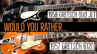 Would You Rather... 1958 Gretsch Duo Jet vs 1957 Gretsch 6120 | Norman's Rare Guitars