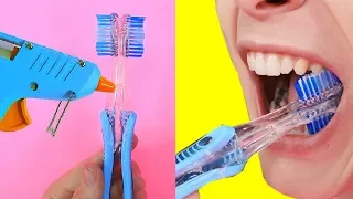 Trying 28 GENIUS LIFE HACKS TO SPEED UP YOUR LIFE By 5 Minute Crafts