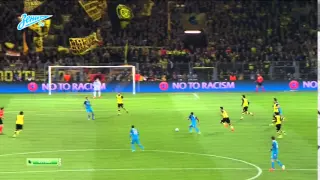Hulk vs Borussia Dortmund (Nice Goal)