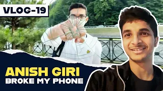 Vidit meeting AnishGiri after 2 years!!! #VLOG19