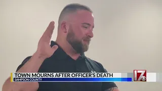 NC community mourns after officer dies in police car crash