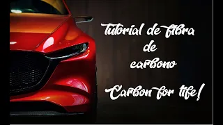 FIBRA DE CARBONO TUTORIAL RECUBRIMIENTO CARCASAS CARBON FOR LIFE #fibradecarbono   #carbonfiber