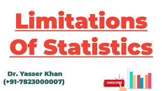 Limitations Of Statistics