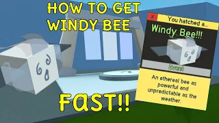 How to get WINDY BEE FAST | Roblox Bee Swarm Simulator