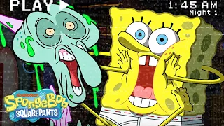 FIVE Nights at Squidward's! 🌙 | SpongeBob