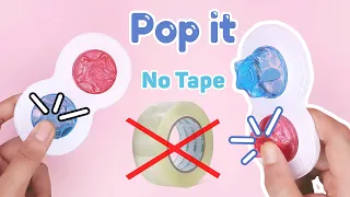 [Quyensachnho] Làm Pop it không cần băng dính | DIY Pop it without tape /DIY Viral TikTok Fidget Toy