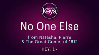 No One Else ... from 'Natasha, Pierre & The Great Comet of 1812' ... Karaoke Piano with Lyrics