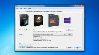 Install Windows 7, 8, 10, from USB using Wintoflash