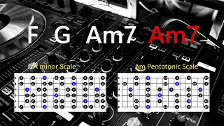 Easy Pop Rock Backing Track Am | 110 BPM