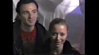 Elena Berezhnaya and Anton Sikharulidze   WTC 2003 Inteview
