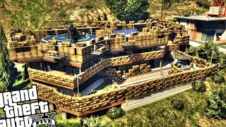 Epic Military Base at Franklin's House - GTA 5 PC MOD